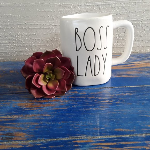Rae Dunn Other - 💲 SALE! LAST ONE! Rae Dunn BOSS LADY Mug, White